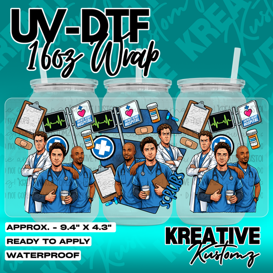 7184 | UV DTF Cup Wrap for 16oz Libbey Glass