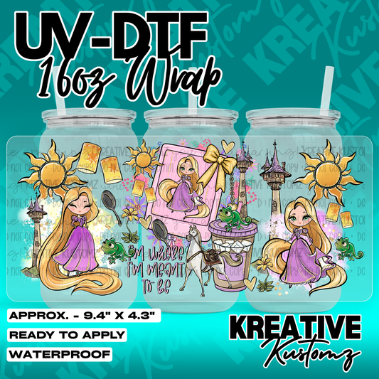 7185 | UV DTF Cup Wrap for 16oz Libbey Glass