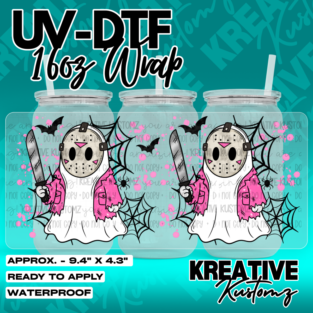 7204 | UV DTF Cup Wrap for 16oz Libbey Glass