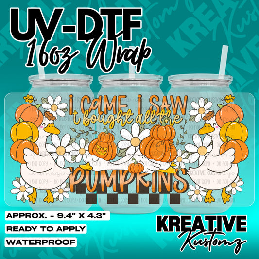 7223 | UV DTF Cup Wrap for 16oz Libbey Glass