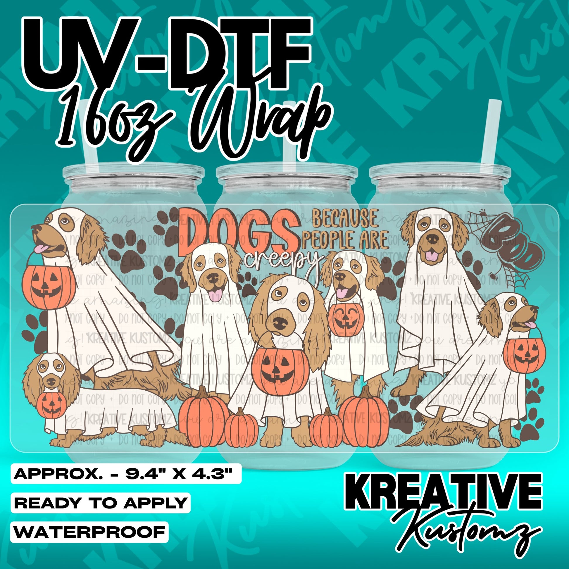 7225 | UV DTF Cup Wrap for 16oz Libbey Glass