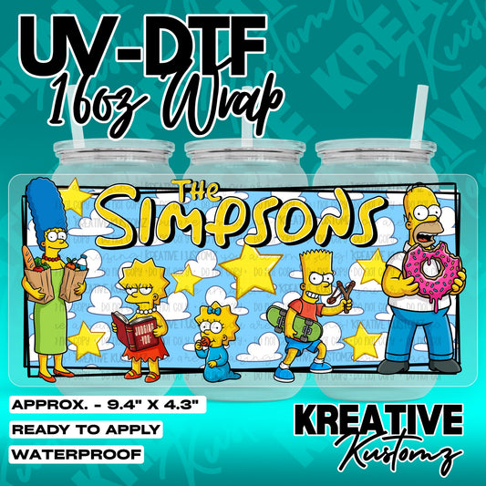 7234 | UV DTF Cup Wrap for 16oz Libbey Glass