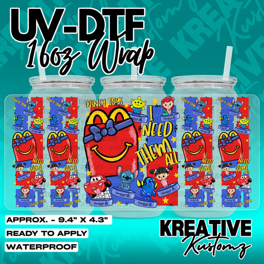 7244 | UV DTF Cup Wrap for 16oz Libbey Glass
