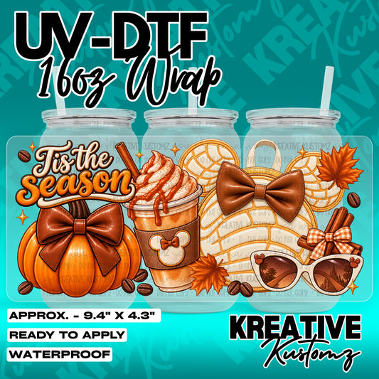 7275 | UV DTF Cup Wrap for 16oz Libbey Glass
