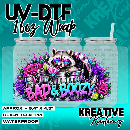 7287 | UV DTF Cup Wrap for 16oz Libbey Glass