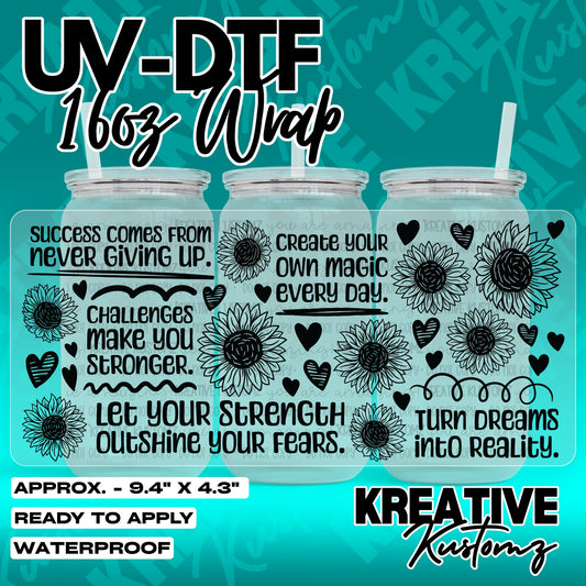 7288 | UV DTF Cup Wrap for 16oz Libbey Glass