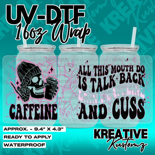 7297 | UV DTF Cup Wrap for 16oz Libbey Glass