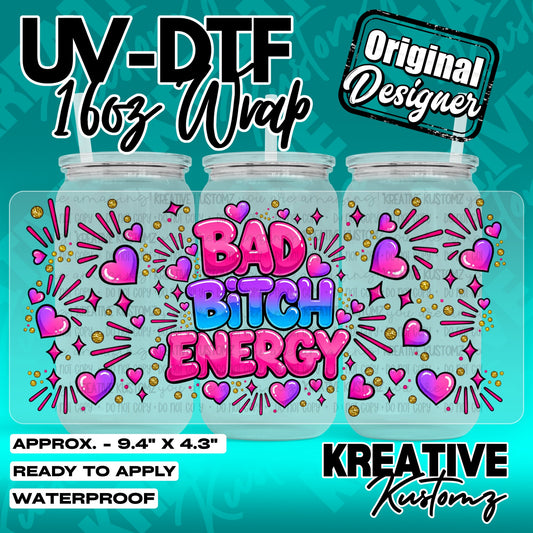 7314 | UV DTF Cup Wrap for 16oz Libbey Glass