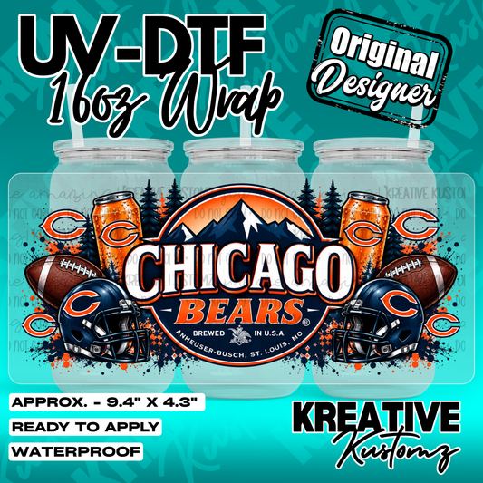 7348 | UV DTF Cup Wrap for 16oz Libbey Glass