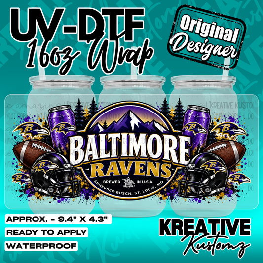 7350 | UV DTF Cup Wrap for 16oz Libbey Glass