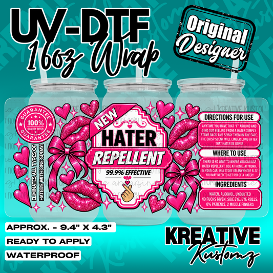 7395 | UV DTF Cup Wrap for 16oz Libbey Glass