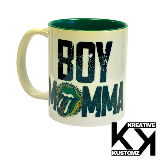 Boy Momma 11oz Mug - Green