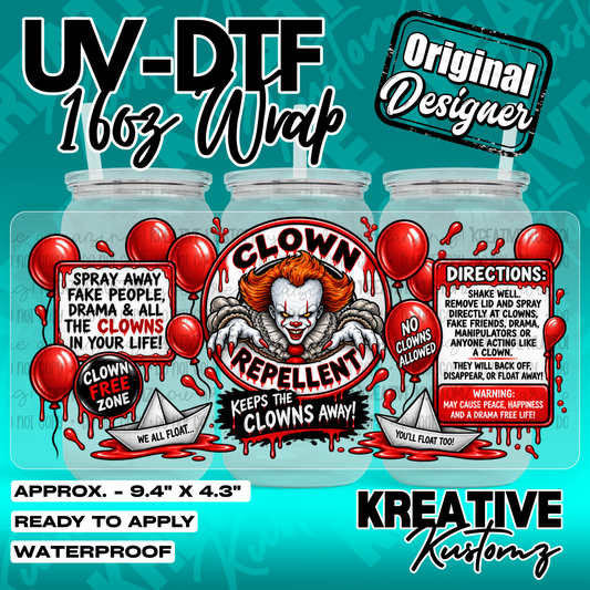 7400 | UV DTF Cup Wrap for 16oz Libbey Glass