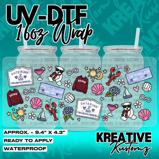 7414 | UV DTF Cup Wrap for 16oz Libbey Glass