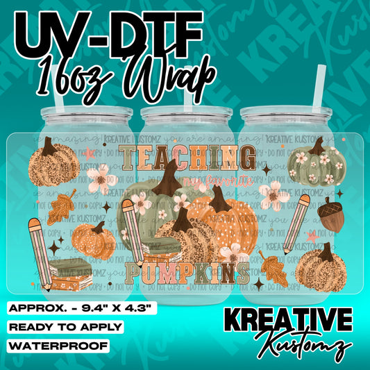 7418 | UV DTF Cup Wrap for 16oz Libbey Glass