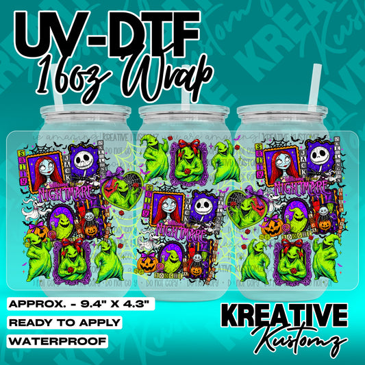 7480 | UV DTF Cup Wrap for 16oz Libbey Glass