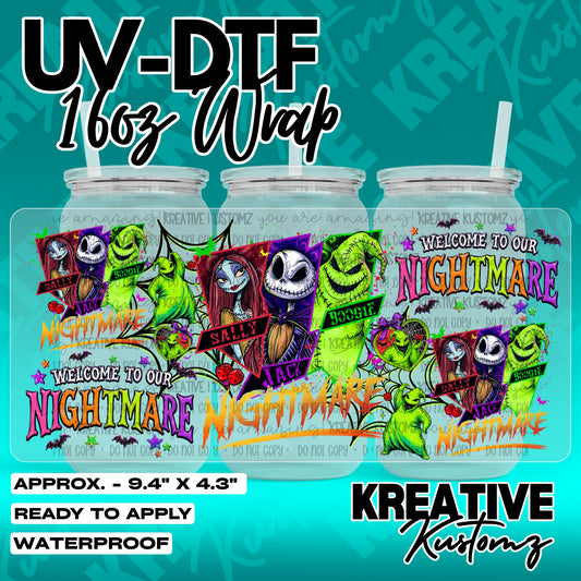 7485 | UV DTF Cup Wrap for 16oz Libbey Glass