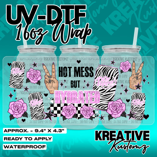 7494 | UV DTF Cup Wrap for 16oz Libbey Glass