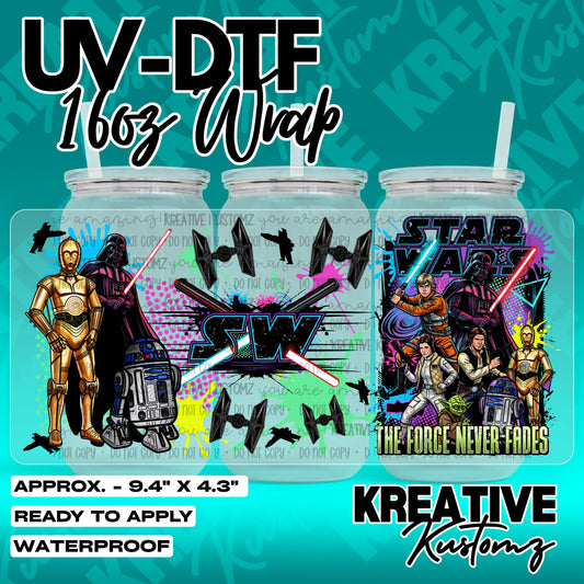 7534 | UV DTF Cup Wrap for 16oz Libbey Glass
