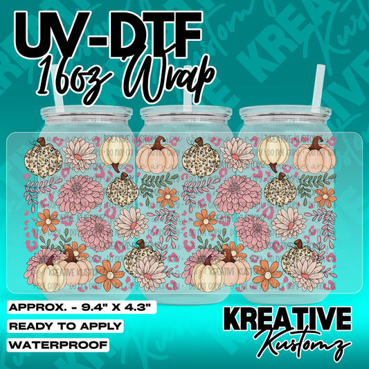7549 | UV DTF Cup Wrap for 16oz Libbey Glass