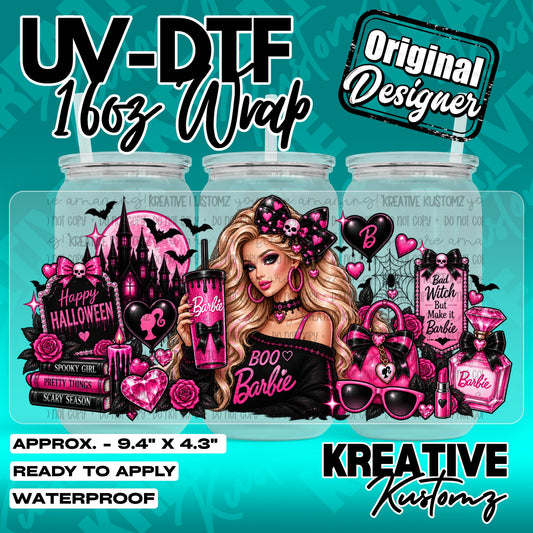 7579 | UV DTF Cup Wrap for 16oz Libbey Glass