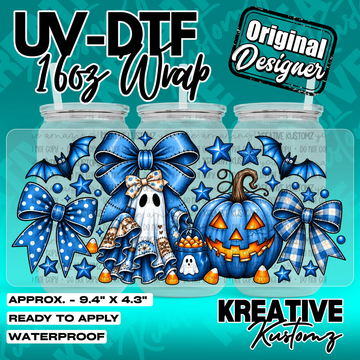 7596 | UV DTF Cup Wrap for 16oz Libbey Glass