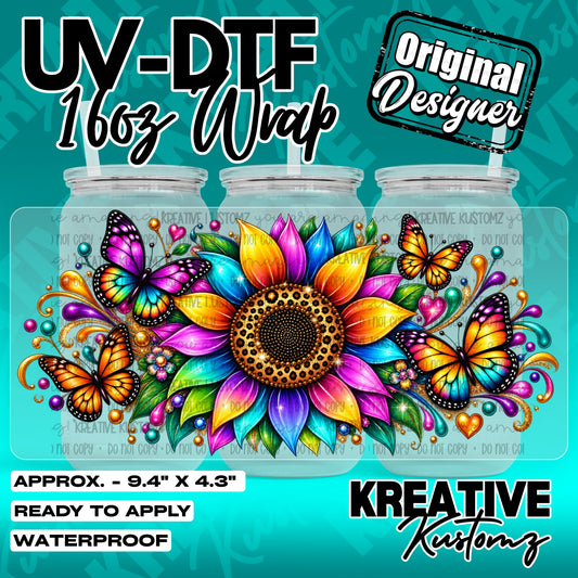 7599 | UV DTF Cup Wrap for 16oz Libbey Glass