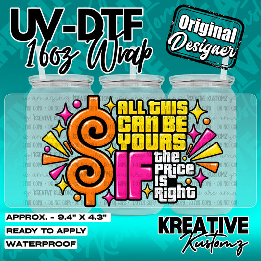 7621 | UV DTF Cup Wrap for 16oz Libbey Glass