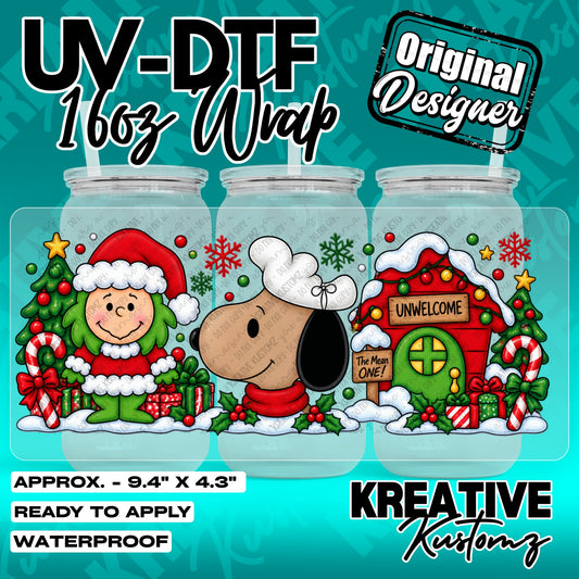 7640 | UV DTF Cup Wrap for 16oz Libbey Glass