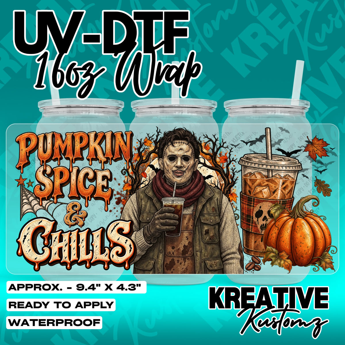 7669 | UV DTF Cup Wrap for 16oz Libbey Glass