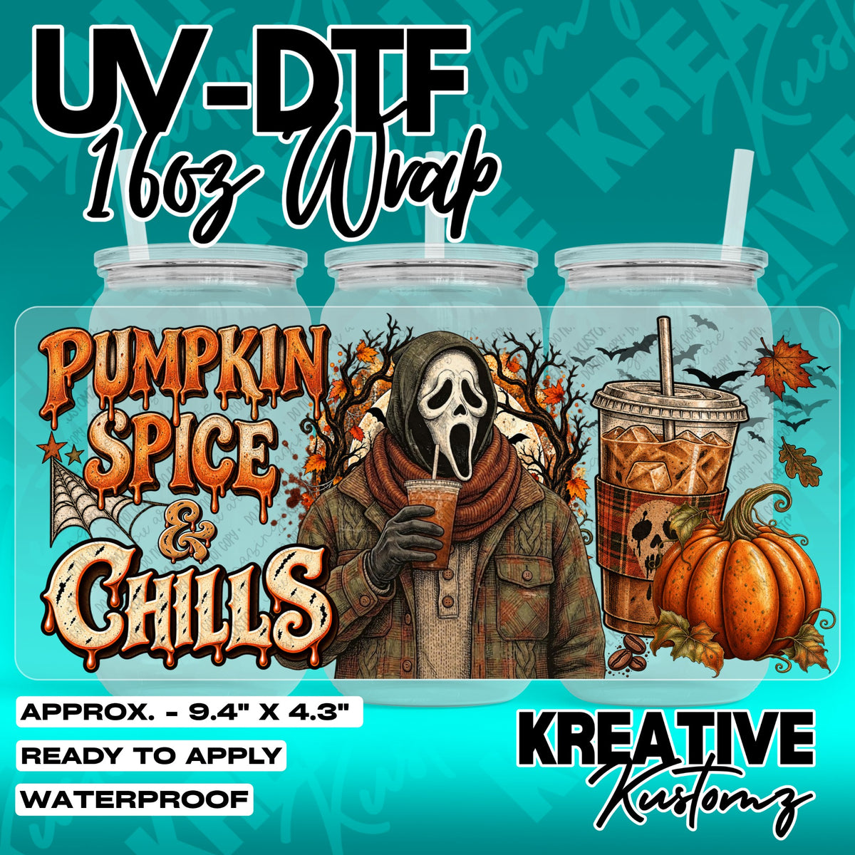 7670 | UV DTF Cup Wrap for 16oz Libbey Glass