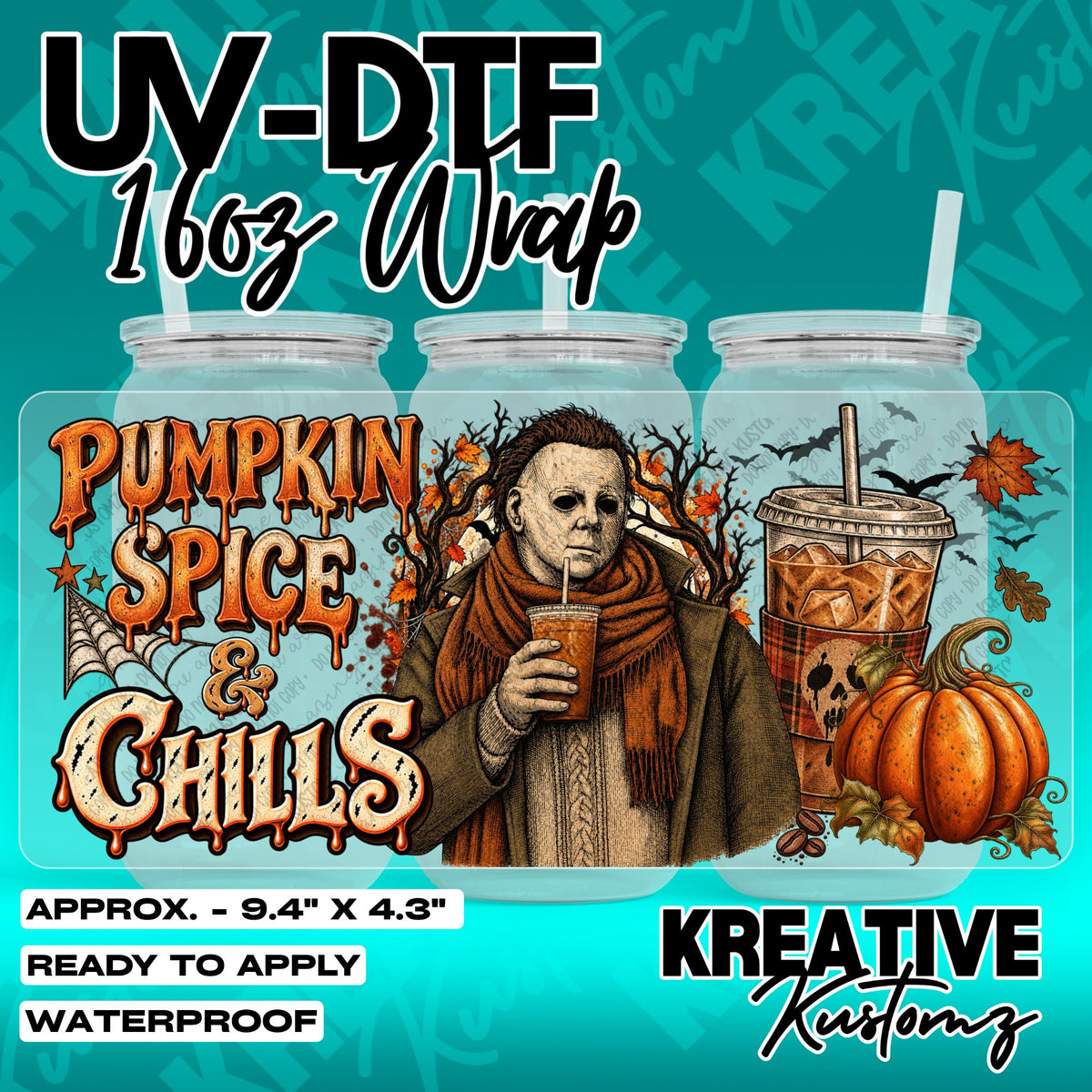 7675 | UV DTF Cup Wrap for 16oz Libbey Glass
