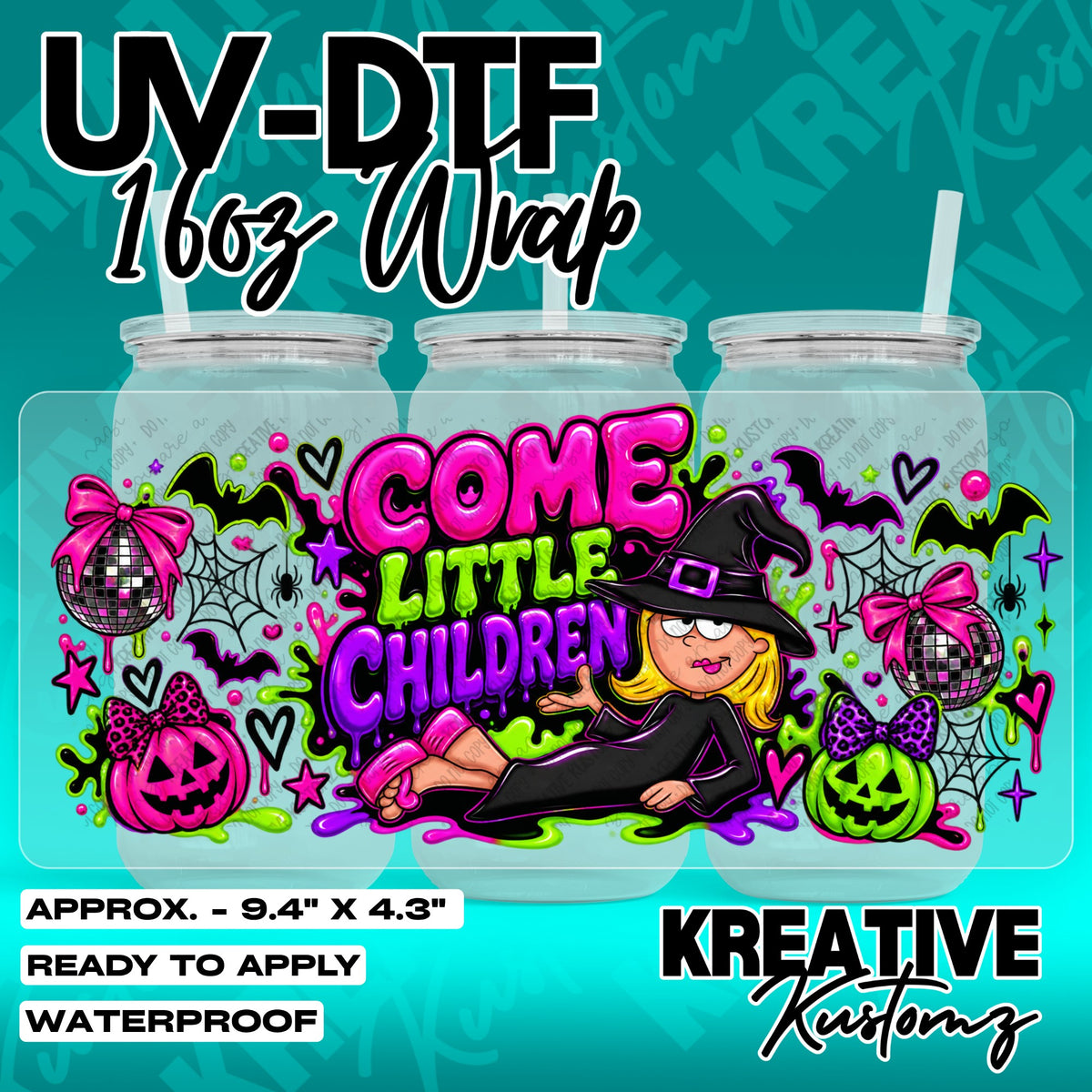 7680 | UV DTF Cup Wrap for 16oz Libbey Glass
