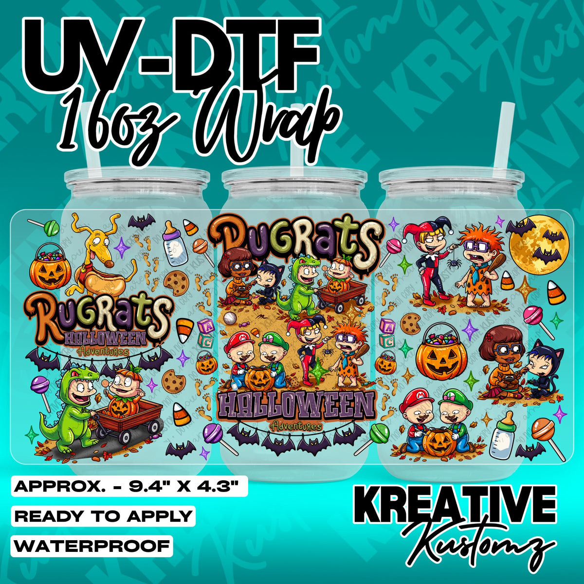 7692 | UV DTF Cup Wrap for 16oz Libbey Glass