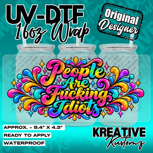 7729 | UV DTF Cup Wrap for 16oz Libbey Glass