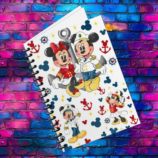 RTS Mouse Sailor | UVDTF A5 Notebook Wrap Decal