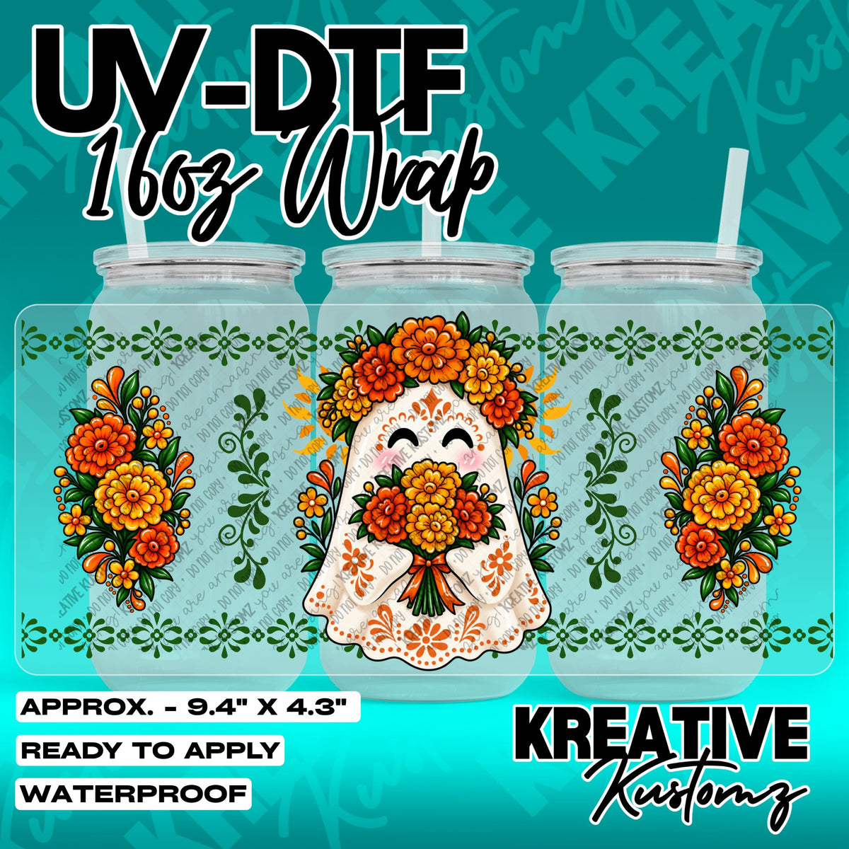 7788 | UV DTF Cup Wrap for 16oz Libbey Glass