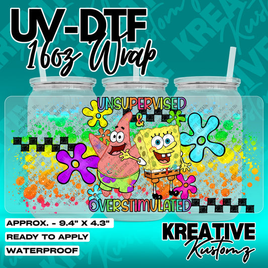 7804 | UV DTF Cup Wrap for 16oz Libbey Glass