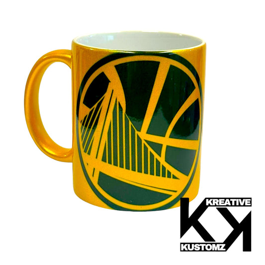 Warriors 11oz Mug - Gold