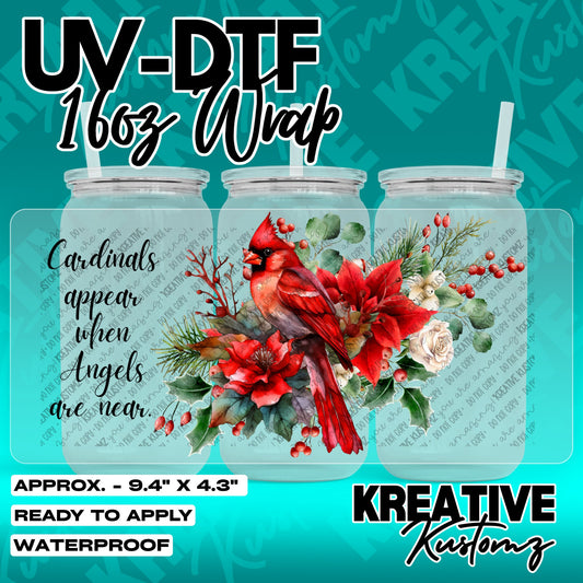7834 | UV DTF Cup Wrap for 16oz Libbey Glass