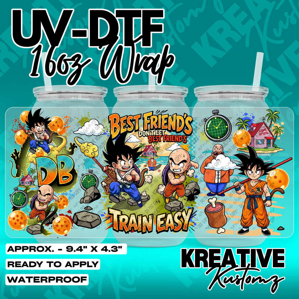 7848 | UV DTF Cup Wrap for 16oz Libbey Glass