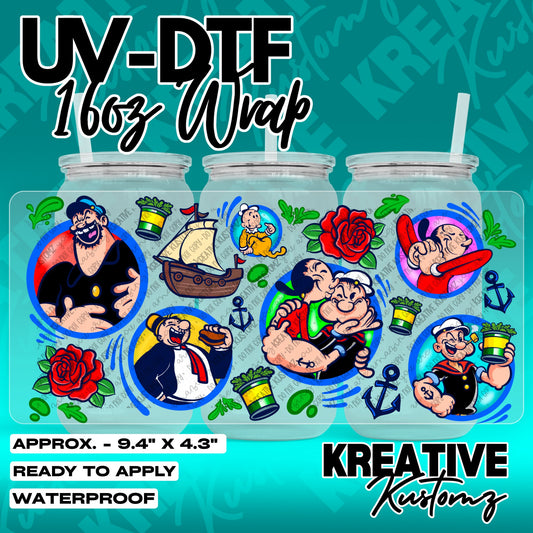 7860 | UV DTF Cup Wrap for 16oz Libbey Glass