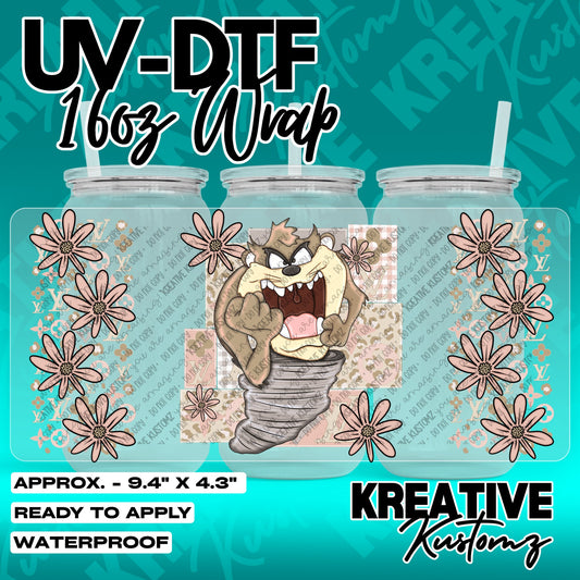 7868 | UV DTF Cup Wrap for 16oz Libbey Glass