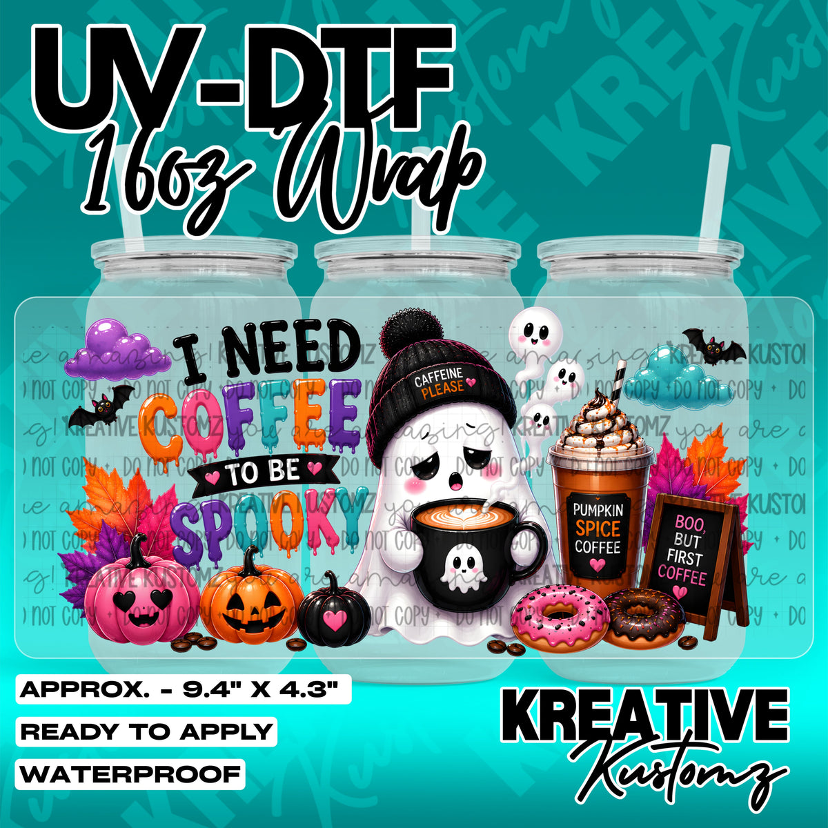 7912 | UV DTF Cup Wrap for 16oz Libbey Glass