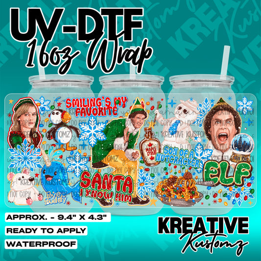 7917 | UV DTF Cup Wrap for 16oz Libbey Glass