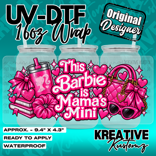 7925 | UV DTF Cup Wrap for 16oz Libbey Glass