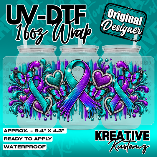7932 | UV DTF Cup Wrap for 16oz Libbey Glass