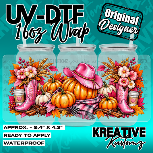 7934 | UV DTF Cup Wrap for 16oz Libbey Glass