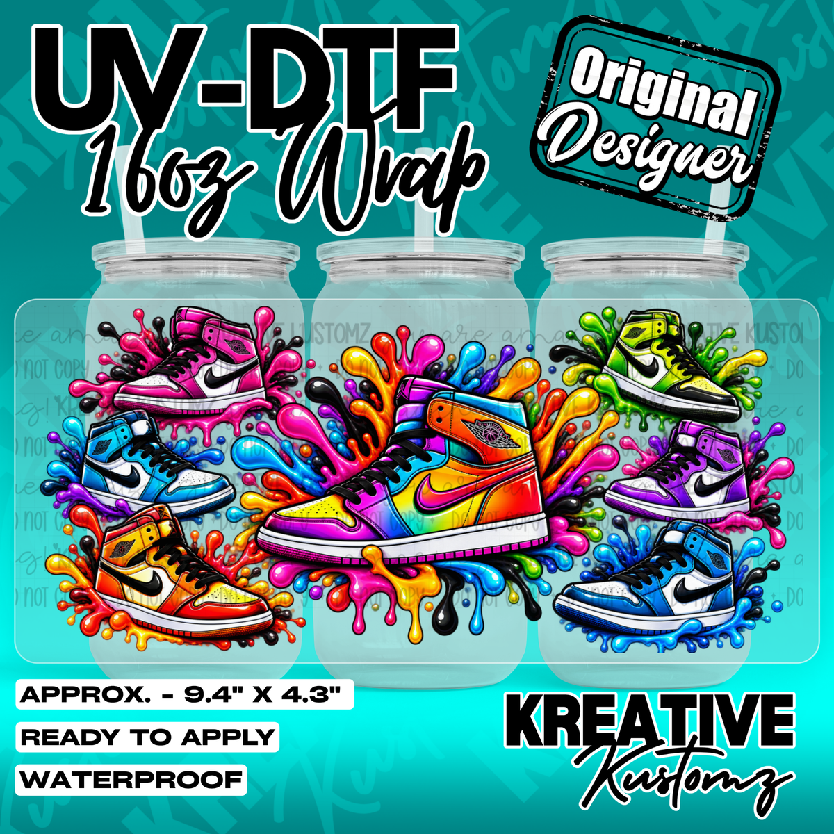 7948 | UV DTF Cup Wrap for 16oz Libbey Glass