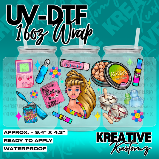7963 | UV DTF Cup Wrap for 16oz Libbey Glass